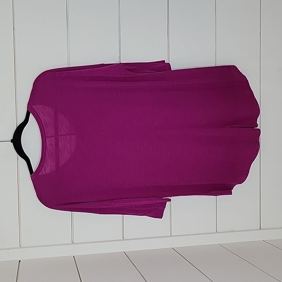AMERICAN EAGLE OUTFITTERS medium purple jegging tee half sleeve - Picture 2 of 4